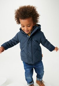 Next QUILTED BORG LINED JACKET - Manteau d'hiver - navy blue