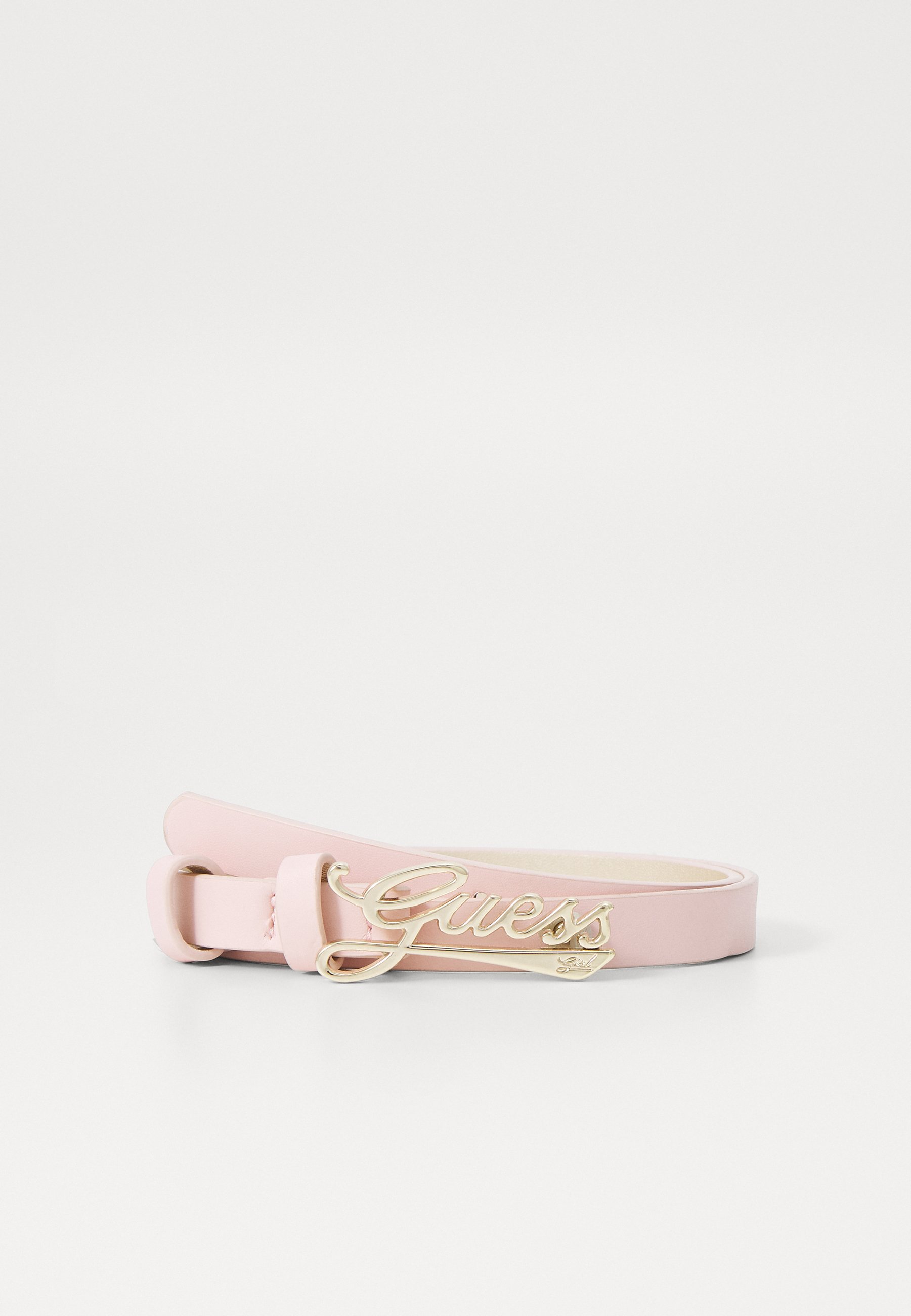 Guess Distressed Leather Belt With Pink Scroll Design Double Loop Buckle Guess Leather Belt - Etsy main image 3
