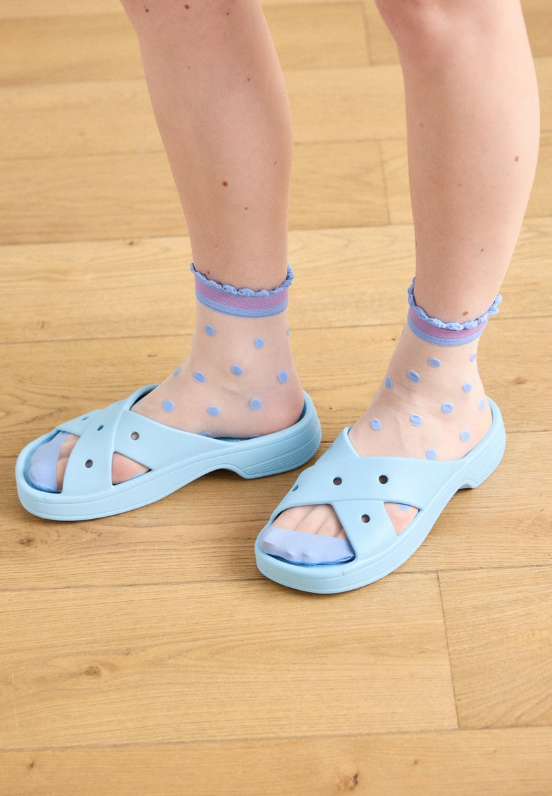 Crocs Pool slides - blue calcite/blue-grey - Zalando