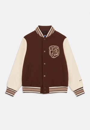 JORMEADOWS COLLEGE JACKET - Bomber-jakk - deep mahogany