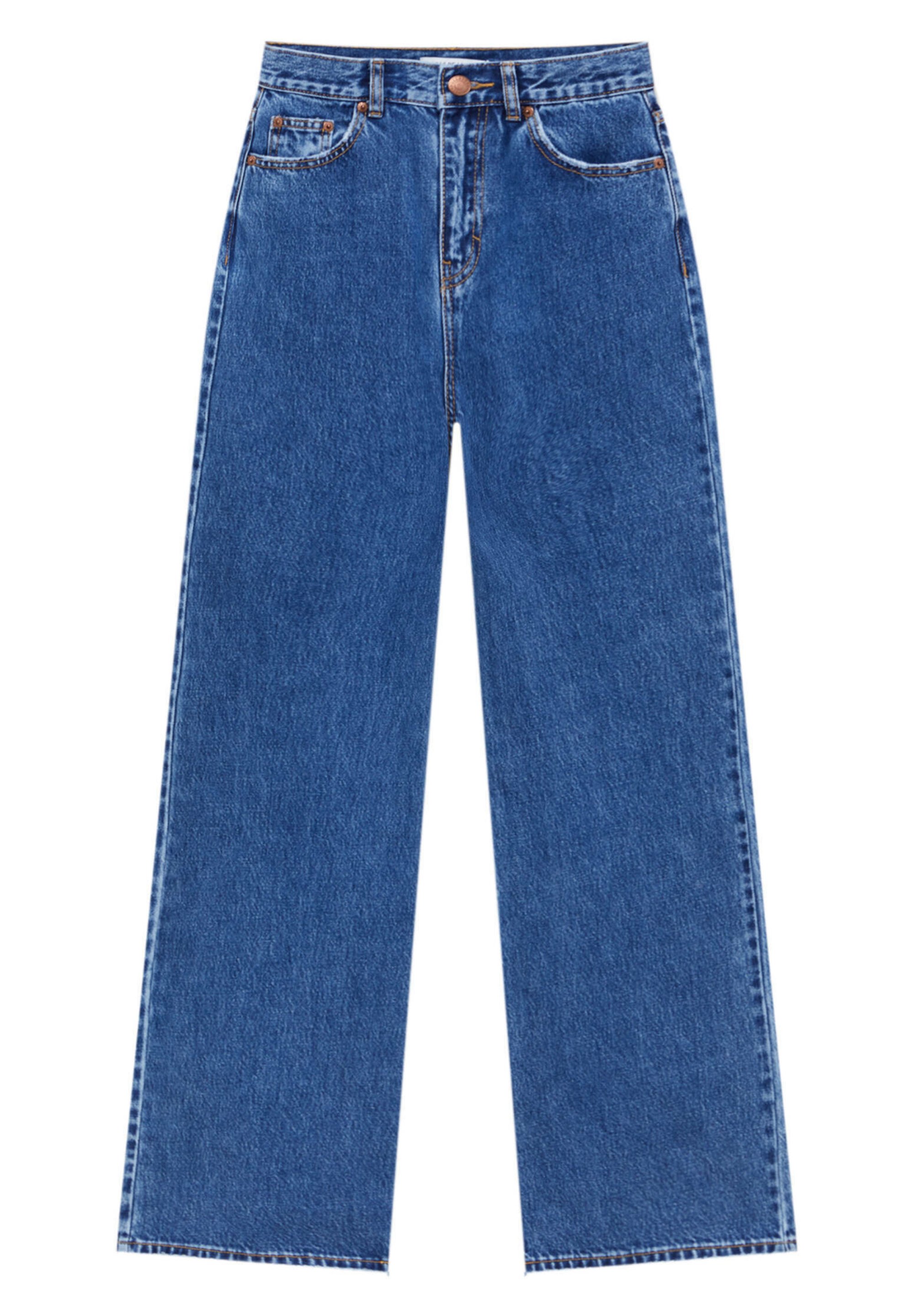 PULL\u0026BEAR Flared Jeans - dark-blue 