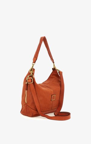 Campomaggi, C043730ND_X0001_C1516_UN_BORSA MONOSPALLA_ANGHIARI - Shopping bag - mattone