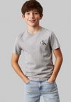 CHEST MONOLOGO - T-shirt imprimé - grey heather