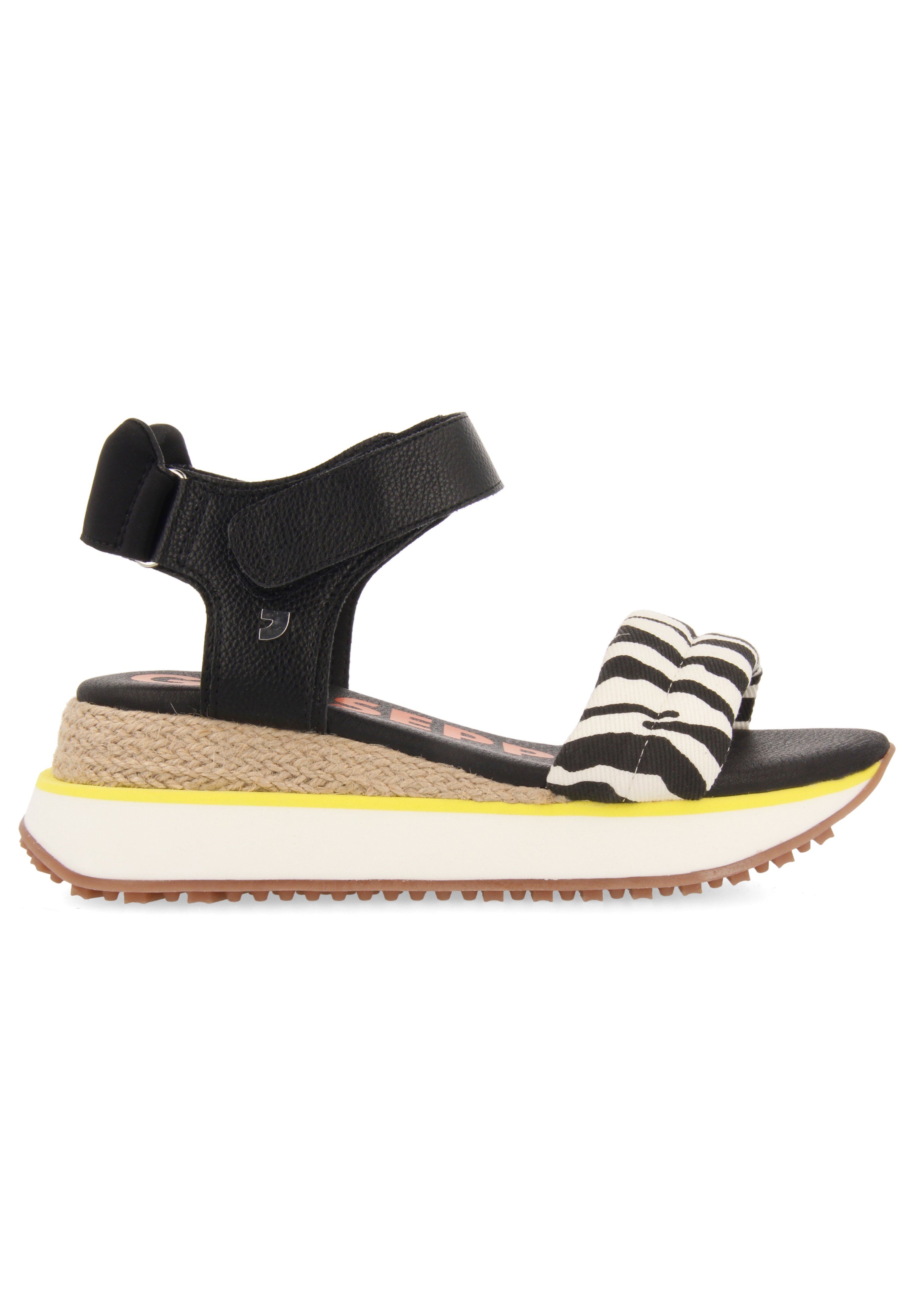 Gioseppo ERACLEA E - Sandali con zeppa - cebra/multicolore - Zalando.it