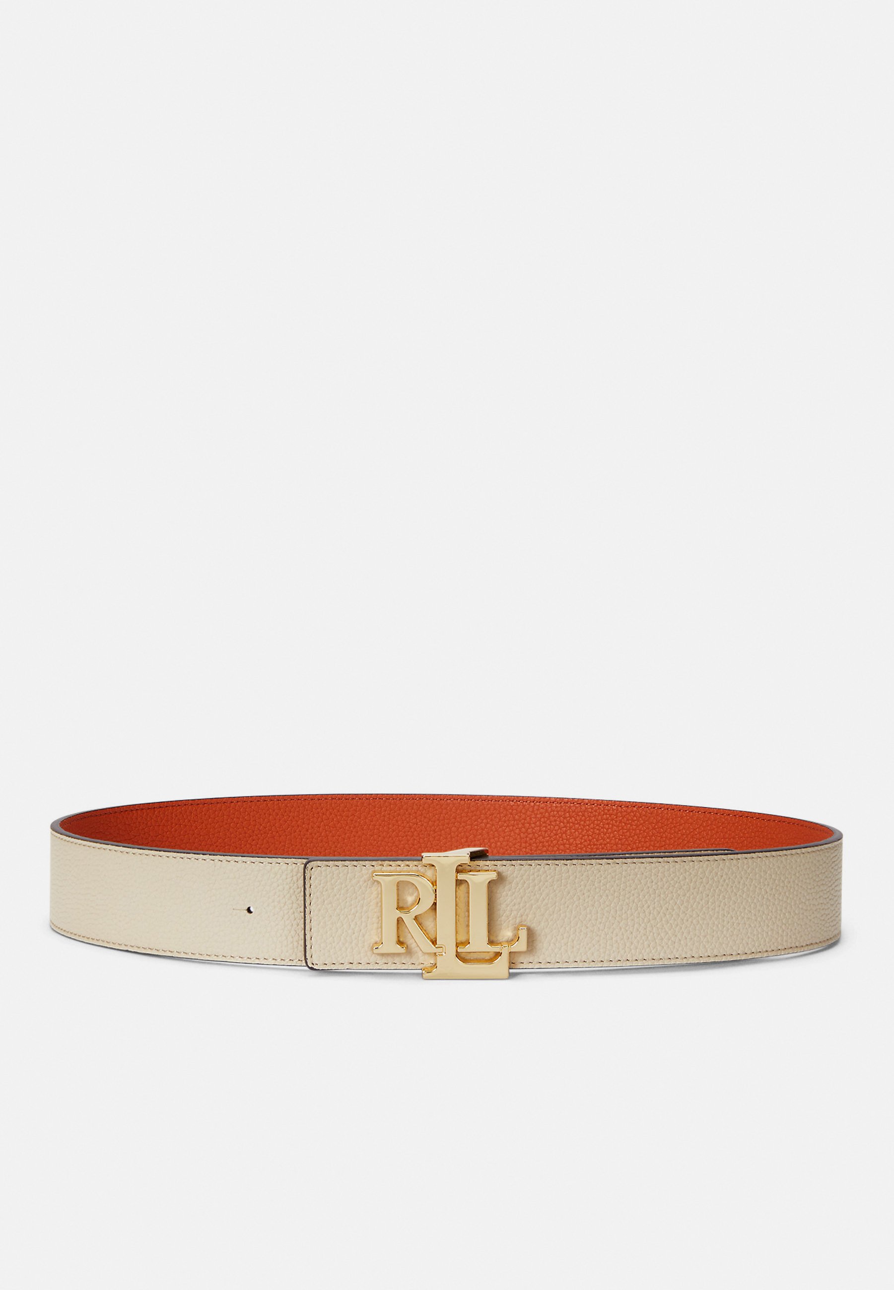 Lauren Ralph Lauren REVERSIBLE PEBBLED LEATHER WIDE BELT