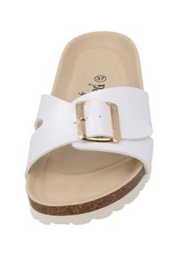 Palado by Sila Sahin Pantolette flach - weiß metallic