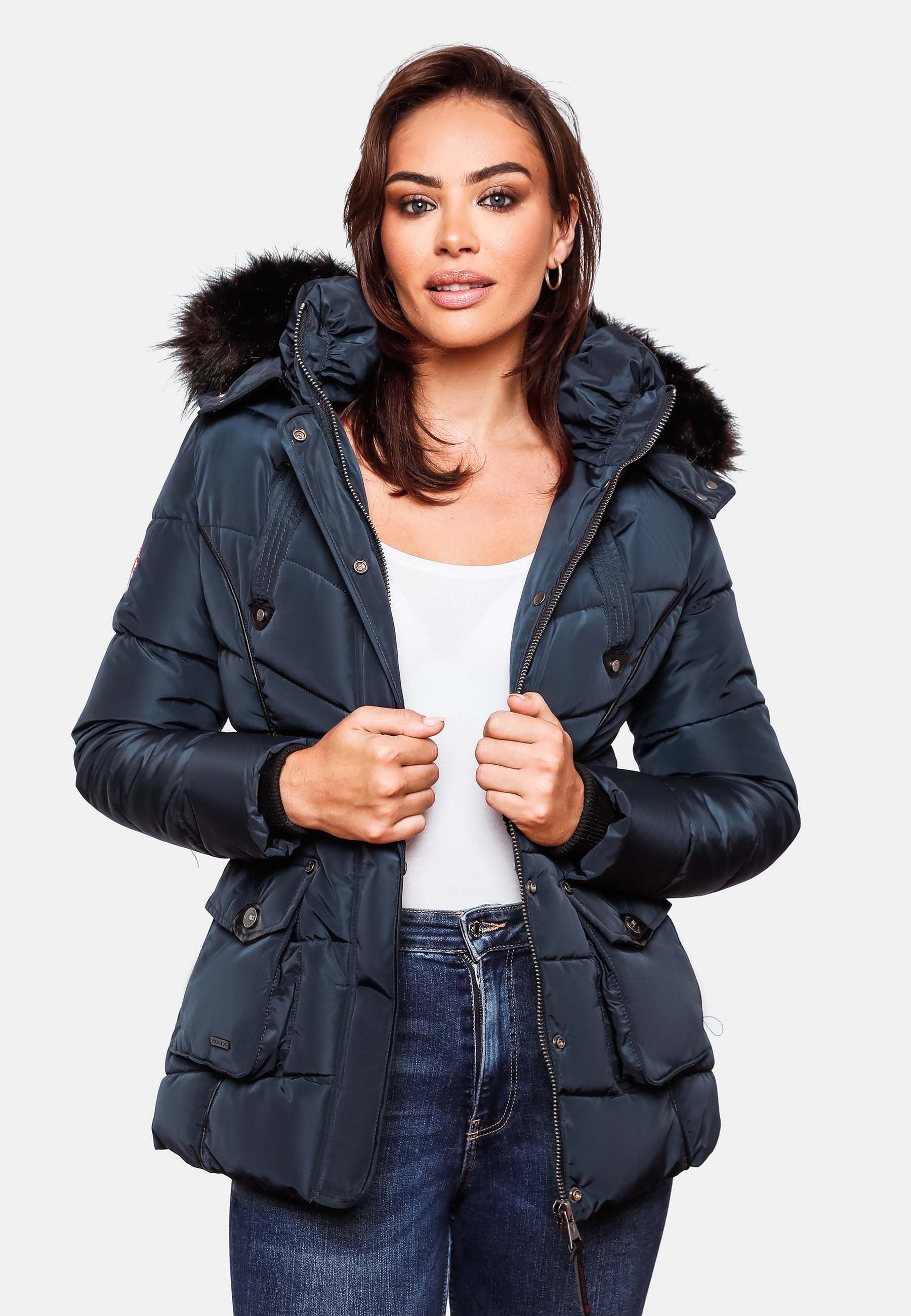 Marikoo VANILLA - Winterjas - blue/blauw - Zalando.nl