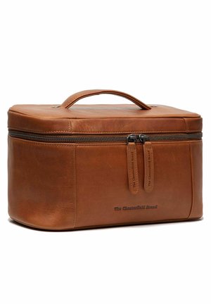 WAX PULL UP  - Wash bag - cognac