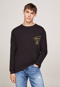 Tommy Jeans REG TWIST - Maglietta a manica lunga - black