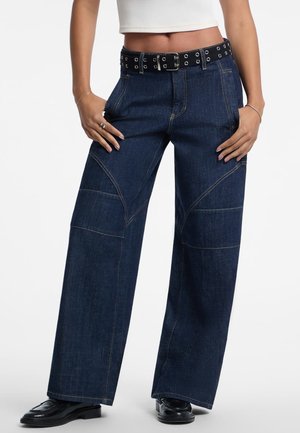 Wide Leg - dunkelblau