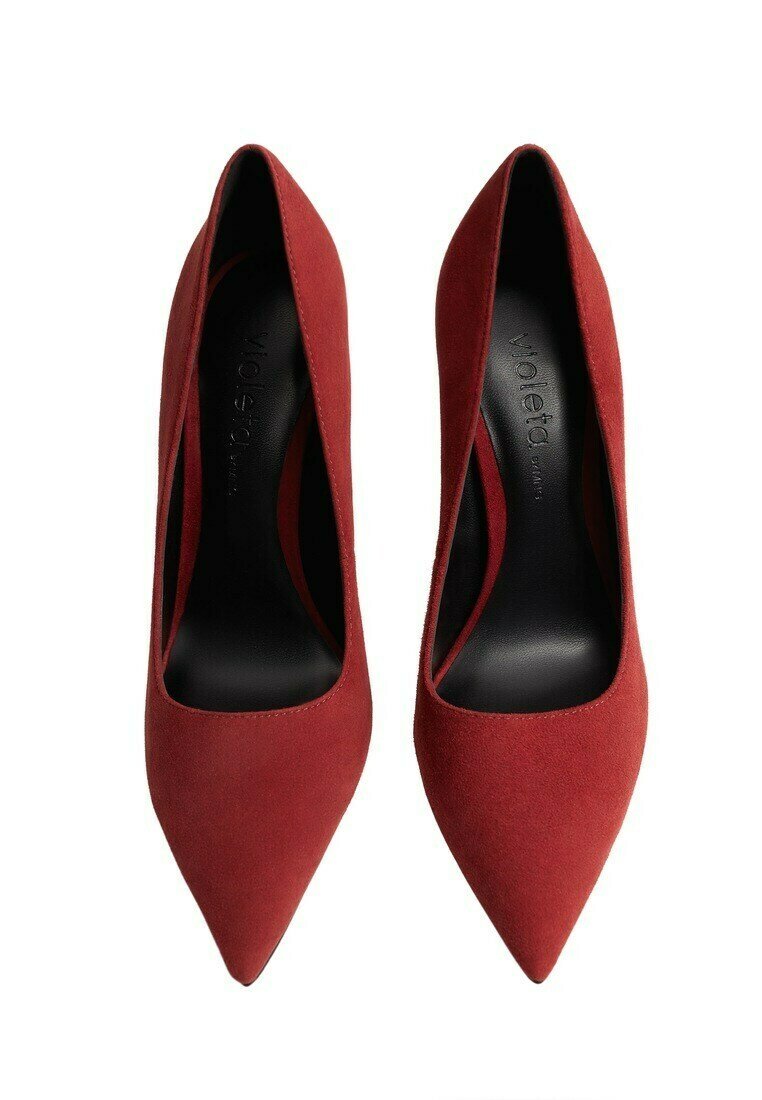 escarpin rouge mango