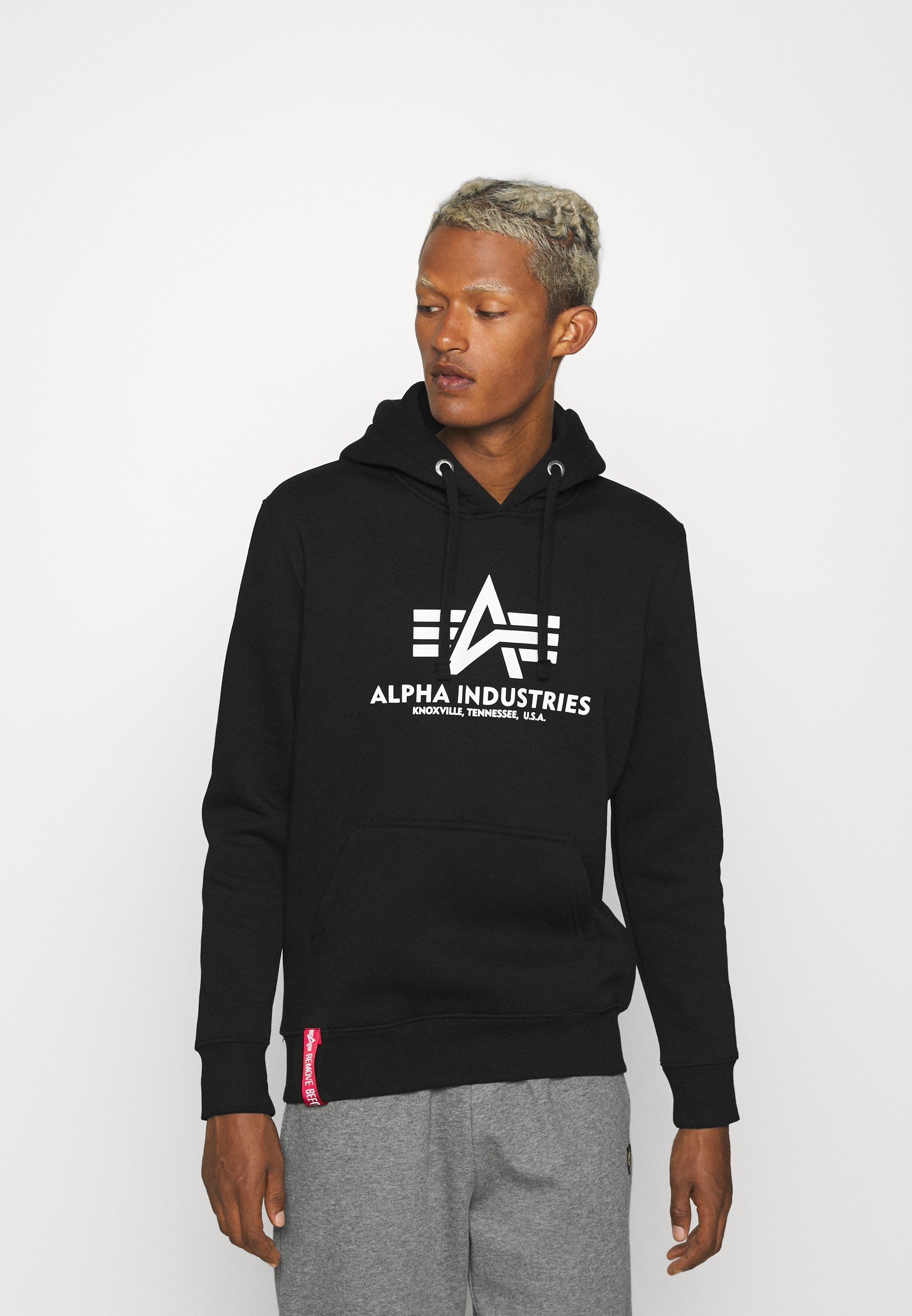 alpha industries pullover schwarz