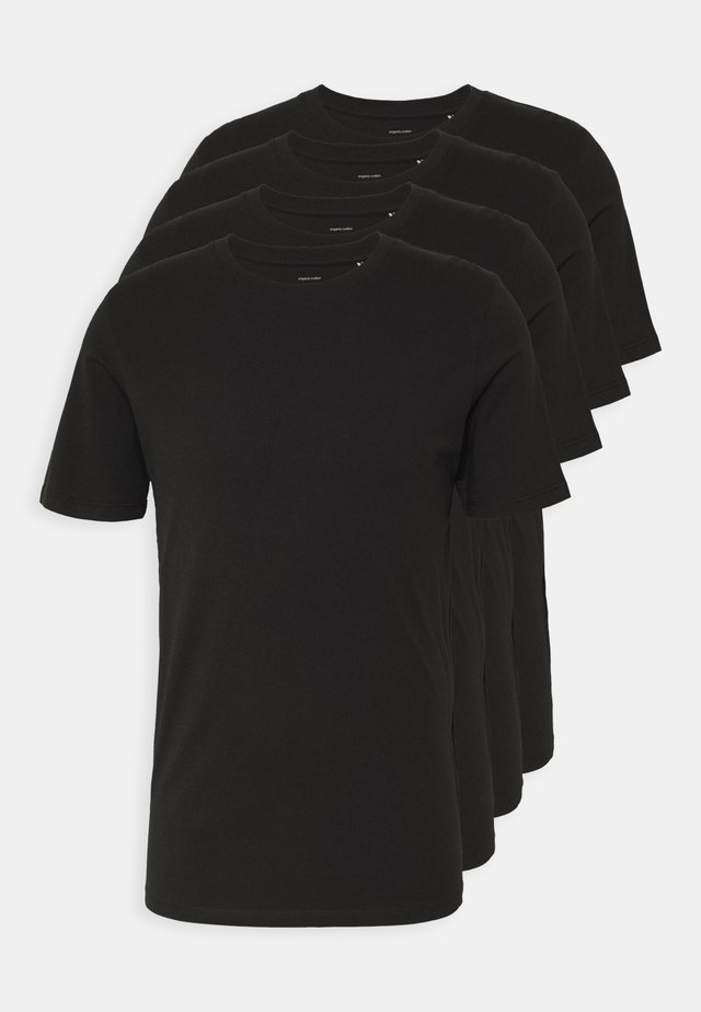 JACBASIC TEE CREW NECK 4 PACK - Maglia del pigiama - black