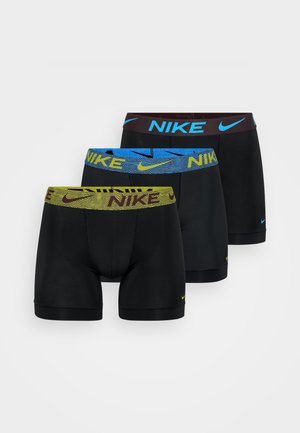 ESSENTIAL 3 PACK - Úzke boxerky - black/blue hero/body crush