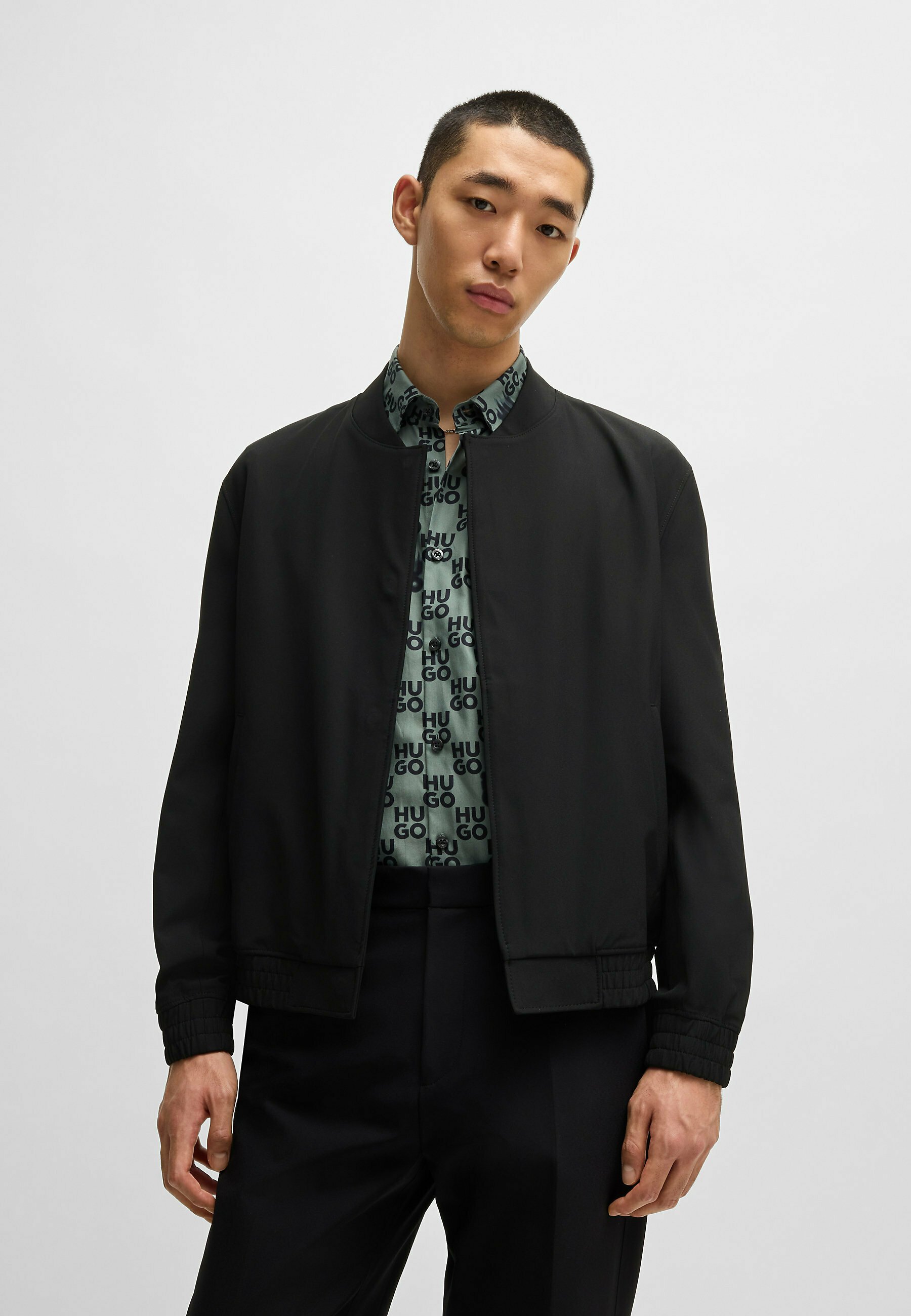Les Deux COMO COACH - Bomber Jacket - black - Zalando.ie
