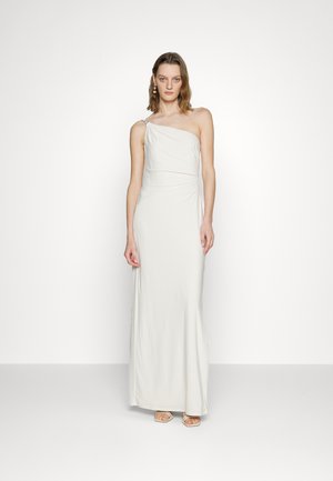 JERSEY ONE-SHOULDER GOWN - Společenské šaty - mascarpone cream