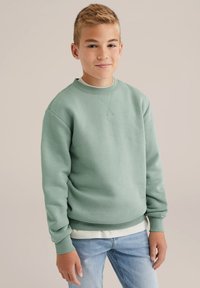 WE Fashion BLUE RIDGE - Sportinis megztinis - light green