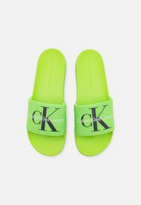 Calvin Klein Jeans SLIDE MONOGRAM  - Ciabattine - jasmine green/black