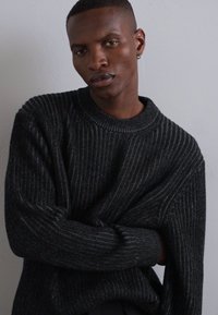 J.LINDEBERG TWAIN CREW - Striktrøje - black