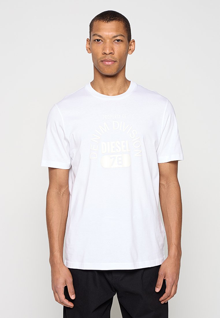 Diesel T-shirt print wit