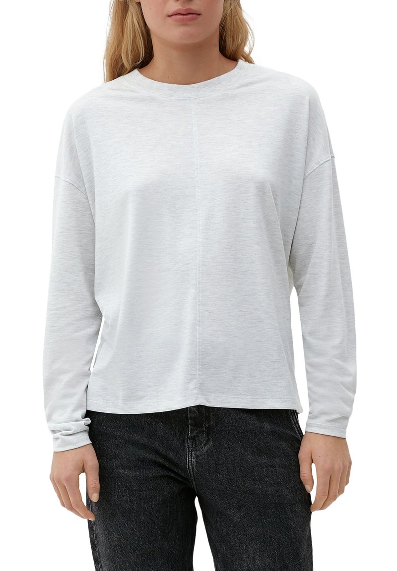 s.Oliver LONGSLEEVE GLITZEREFFEKT - Bluzka z długim rękawem
