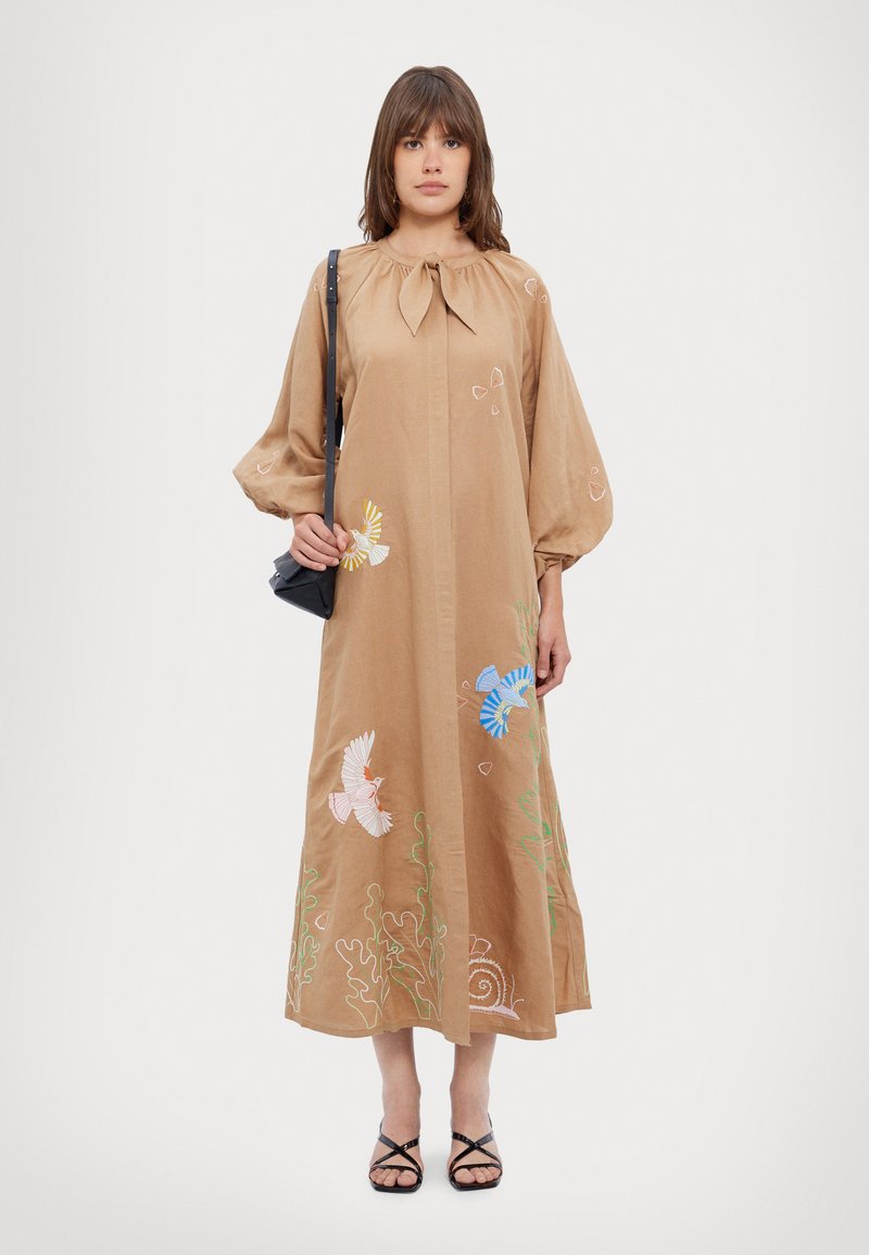Helmstedt MOMO DRESS - Maxi dress - brown/light brown - Zalando.ie Helmstedt MOMO DRESS - Maxi dress - brown/light brown - Zalando.ie
