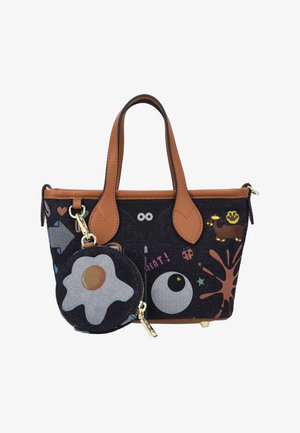 myMo, SET - Handbag - black camel