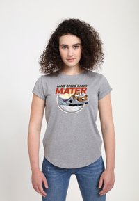 Henry Tiger CARS CARS 2 RACER MATER - T-shirt med print - melange grey