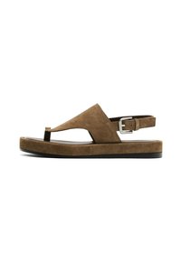 WITH QUILTED  - Infradito - camel