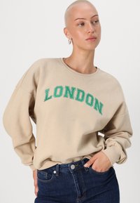 ONLY Petite ONLJOLANA O-NECK  - Sweatshirt - humus
