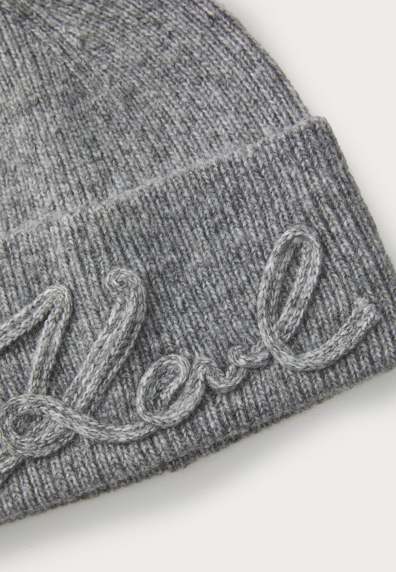 KARL LAGERFELD SIGNATURE BEANIE UNISEX - Beanie - light grey  display picture 3
