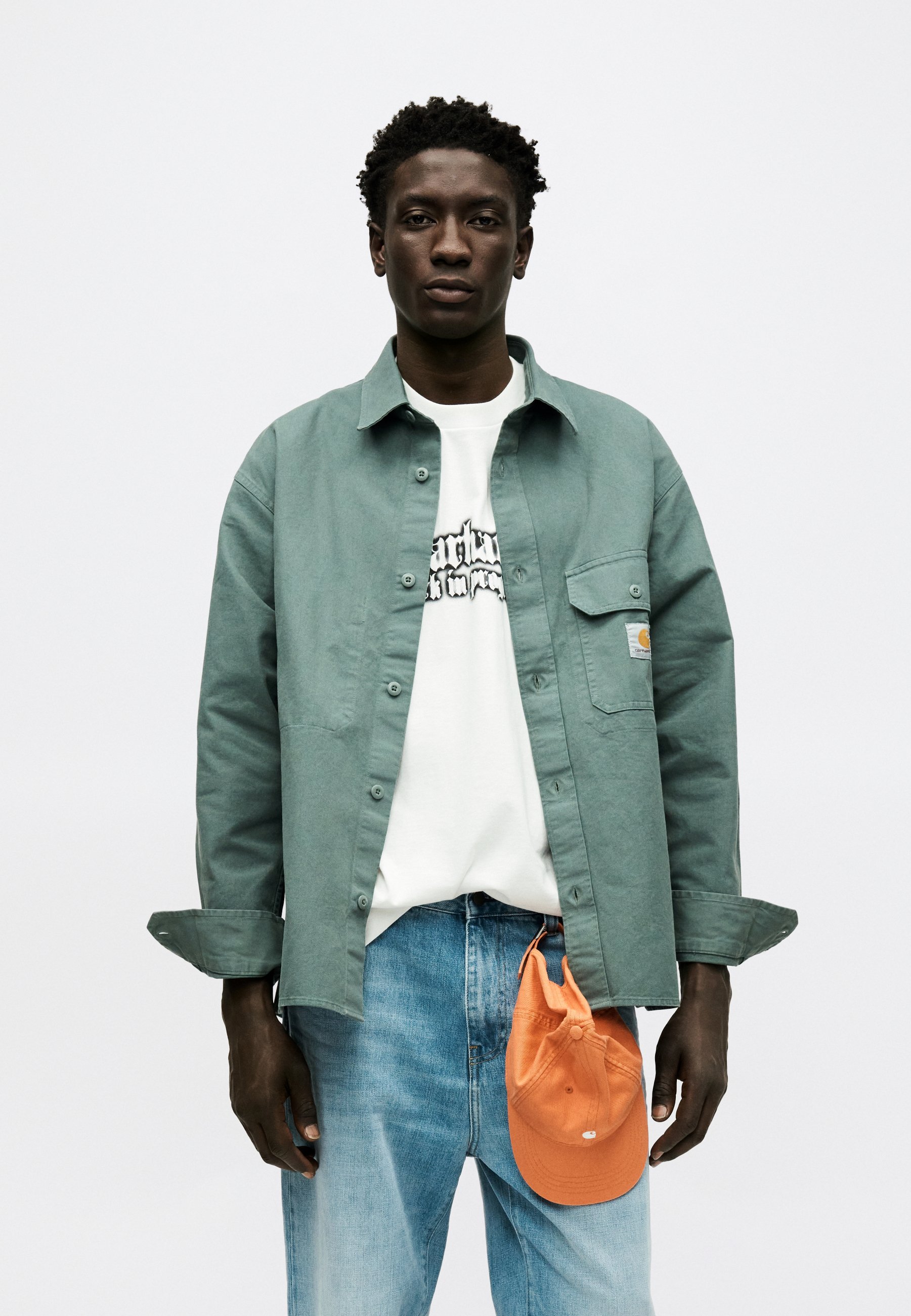 Carhartt WIP RENO SHIRT - Casaco de verão - green/verde - Zalando.pt