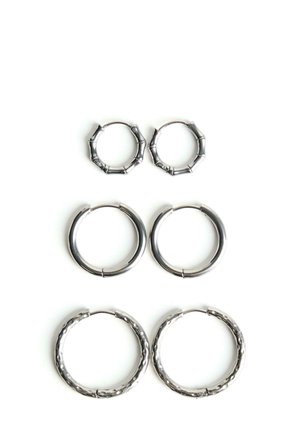 6-PACK - Earrings - silver-coloured