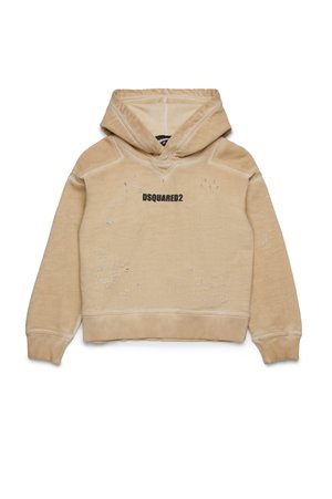 UNISEX - Felpa con cappuccio - beige