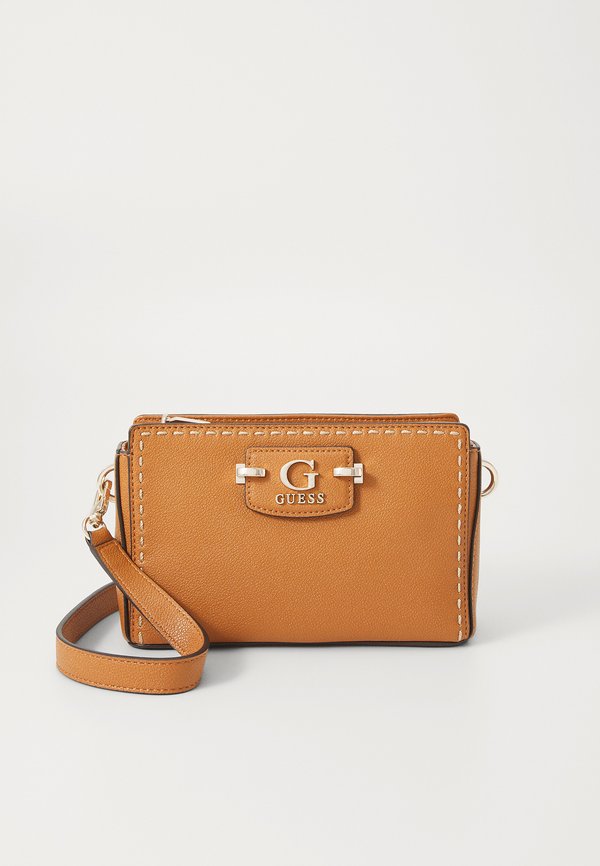 NASTRA MINI TOP ZIP - Cross body bag - caramel4
