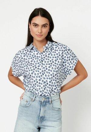 BÜGELFREI - Hemdbluse - dunkelblau