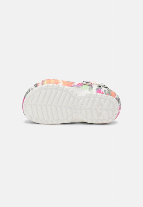 Crocs classic forrado tie-dye kids house shoes zuecos forrados con doble confort colorido — foto 6