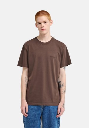 Element, BASIC POCKET PIGMENT SS - T-Shirt basic - brown