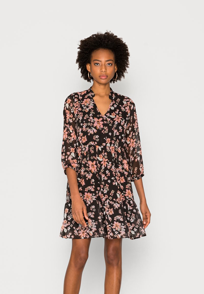 Anna Field Vestido de dia - black/pink