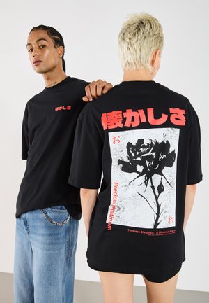 YOURTURN by Zalando UNISEX - T-shirt imprimé - true black