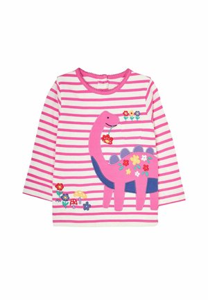 DINO APPLIQUÉ REGULAR FIT - Long sleeved top - fuchsia