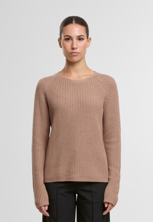 Strickpullover - cappuccino