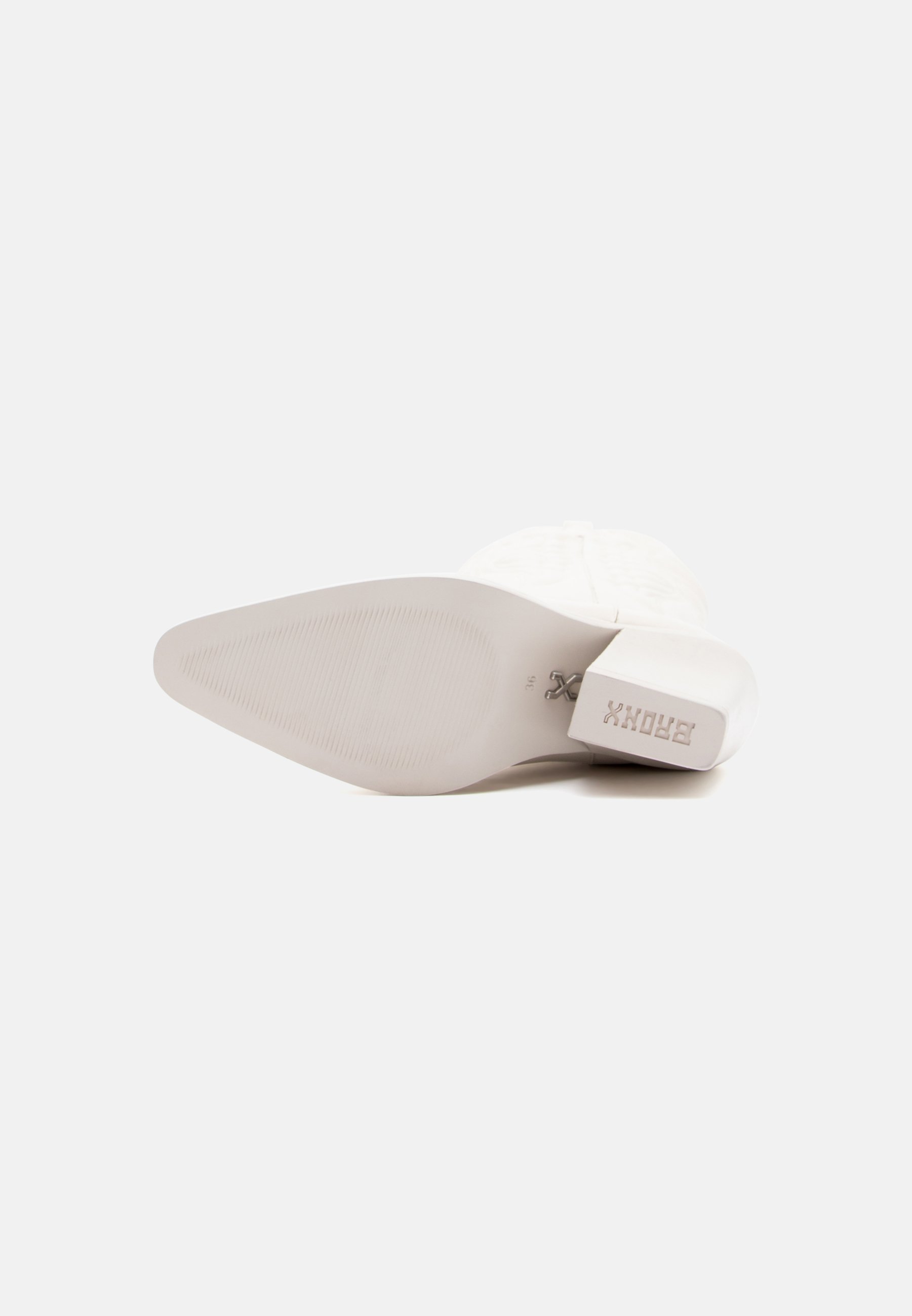 Bronx NEW KOLE - Cizme cu toc - offwhite/alb natural - Zalando.ro