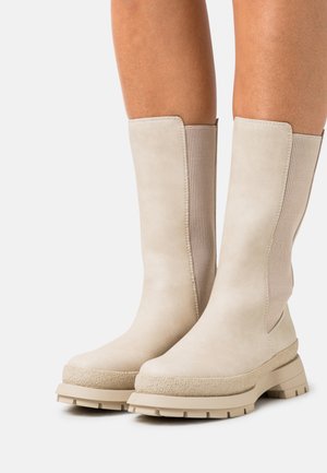 VEGAN SVEJA - Platform boots - cream