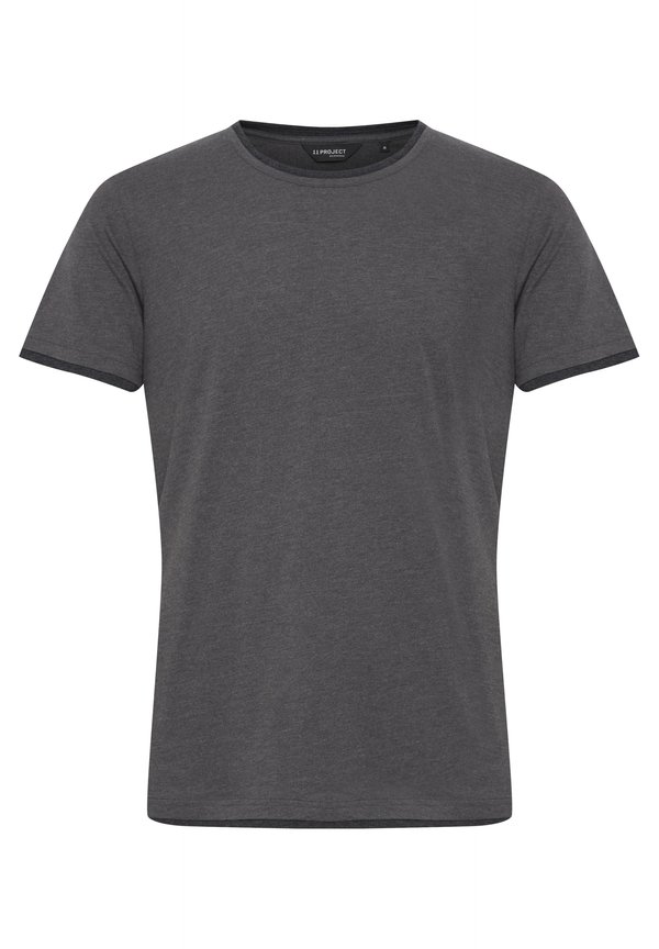 PRVENANZIO - Basic T-shirt - pewter mix2