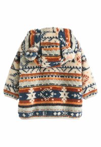 Next COSY  REGULAR FIT - Giacca in pile - blue  orange print
