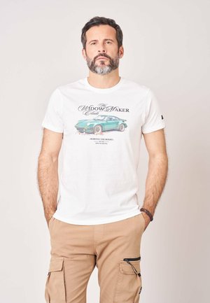 DEELUXE, DEELUXE ORIGINAL T-SHIRT GREENCAR - T-shirt imprimé - natürlich