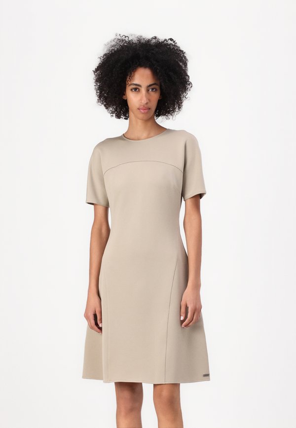 TECHNICAL DRESS - Day dress - aluminum