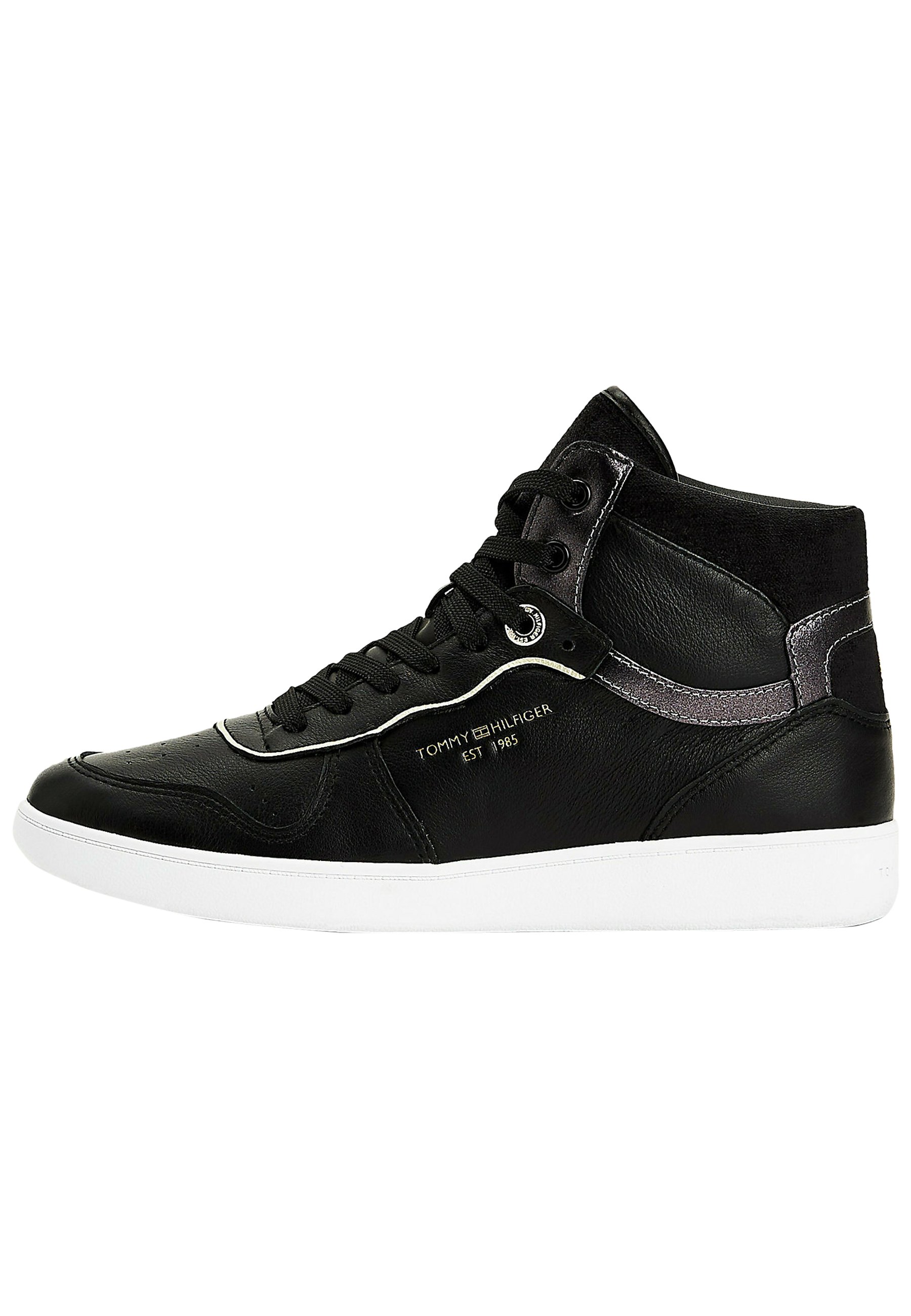 Tommy Hilfiger Sneakers hoog - black/Zwart - Zalando.nl