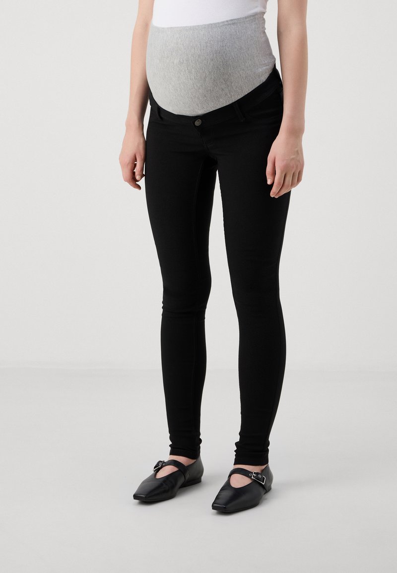 MAMALICIOUS MLMEMPHIS - Kitsa lõikega teksad - black